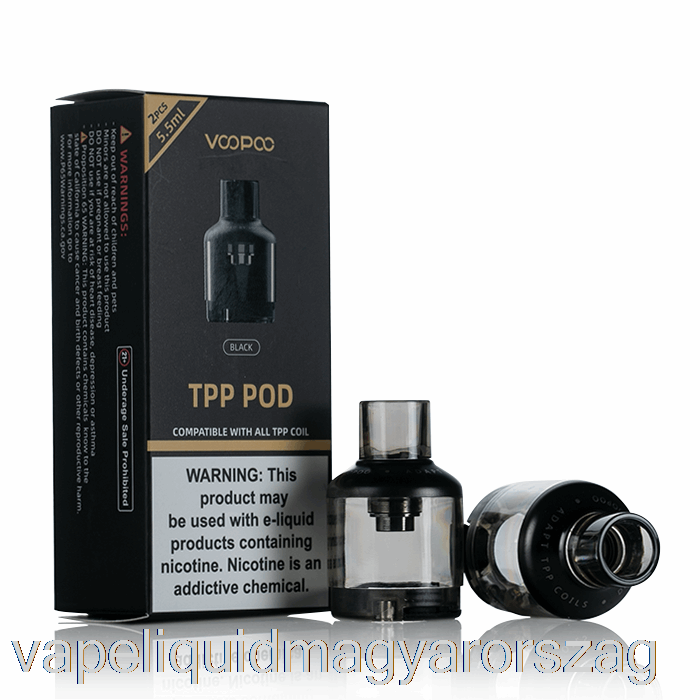 Voopoo Tpp Cserehüvely Fekete Vape Toll